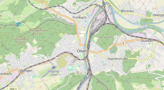 Eventlocations auf Karte
