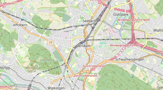 Eventlocations auf Karte
