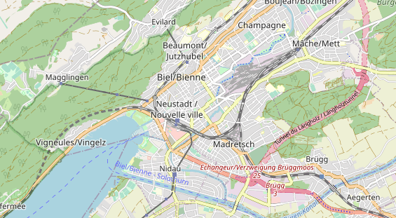 Eventlocations auf Karte