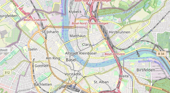 Eventlocations auf Karte