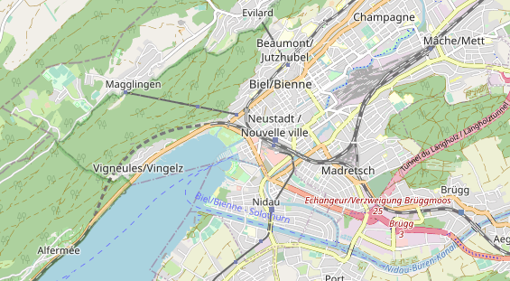 Eventlocations auf Karte