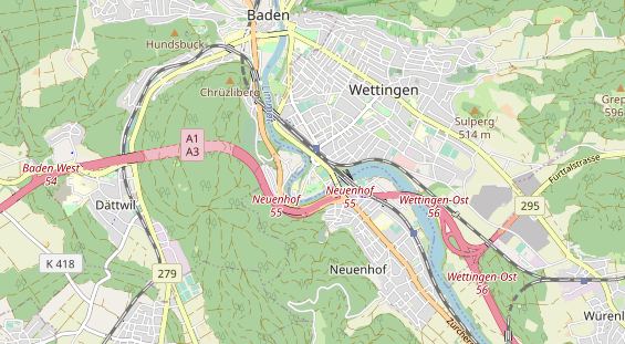 Eventlocations auf Karte