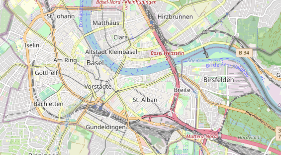 Eventlocations auf Karte