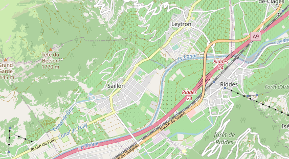 Eventlocations auf Karte