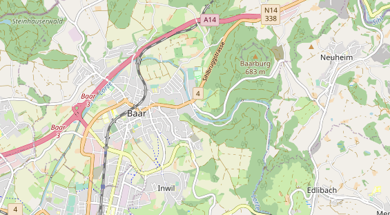 Eventlocations auf Karte