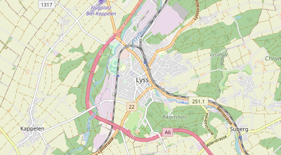 Eventlocations auf Karte