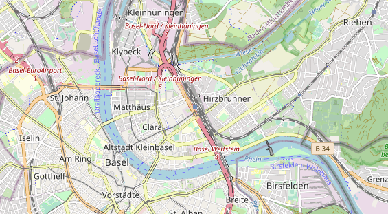 Eventlocations auf Karte