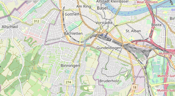 Eventlocations auf Karte