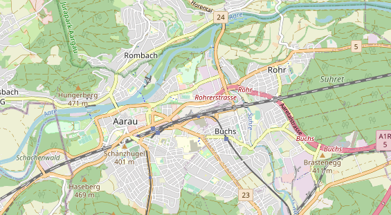 Eventlocations auf Karte
