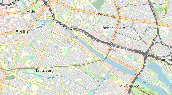 Eventlocations auf Karte
