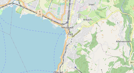 Eventlocations auf Karte