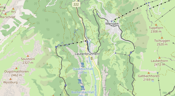 Eventlocations auf Karte
