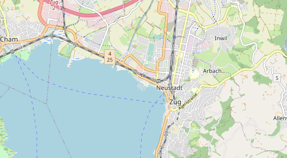 Eventlocations auf Karte