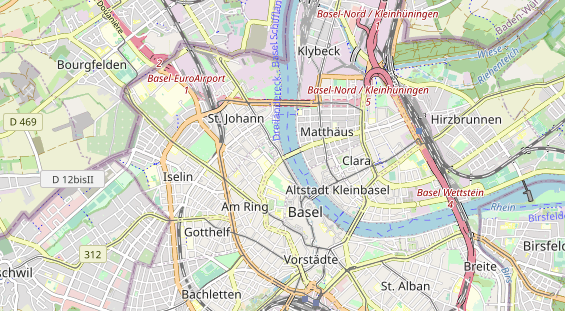 Eventlocations auf Karte