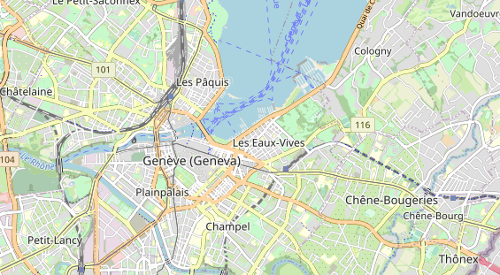 Eventlocations auf Karte