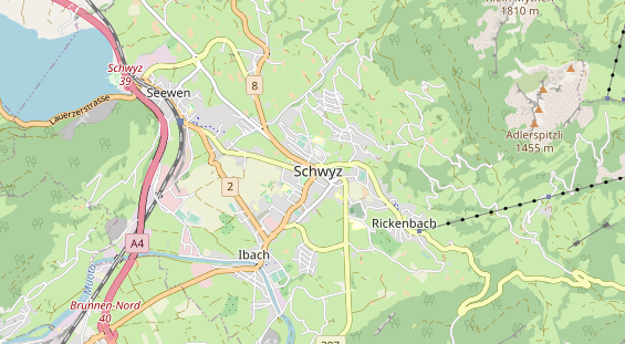 Eventlocations auf Karte