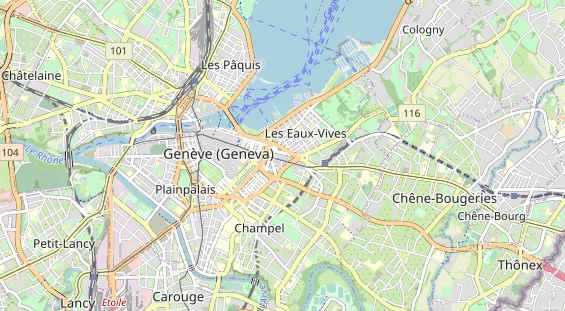 Eventlocations auf Karte