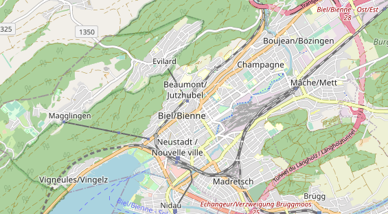 Eventlocations auf Karte