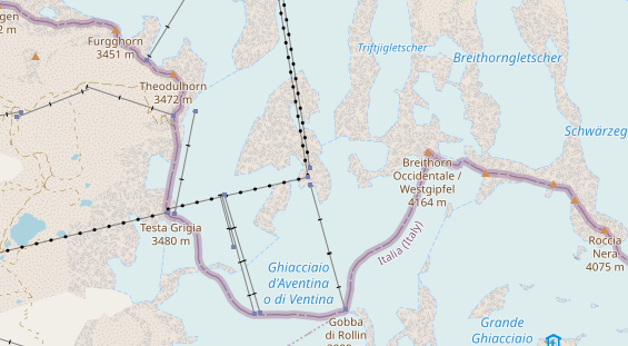 Eventlocations auf Karte