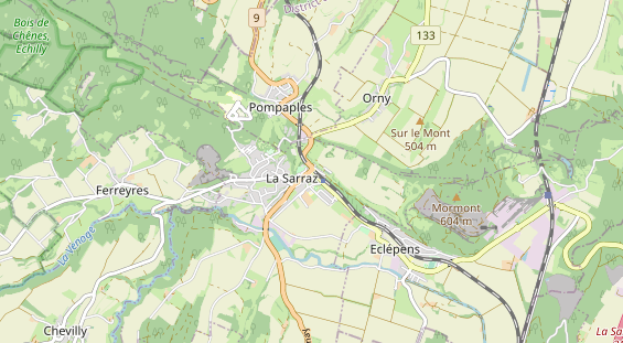 Eventlocations auf Karte