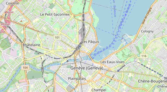 Eventlocations auf Karte