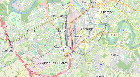 Eventlocations auf Karte