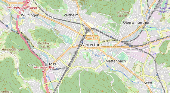 Eventlocations auf Karte