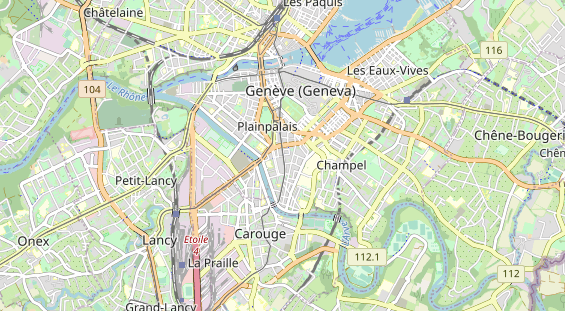 Eventlocations auf Karte