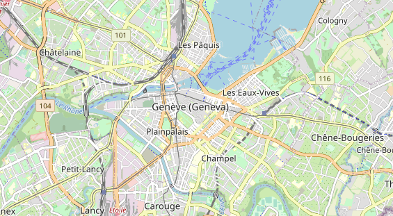 Eventlocations auf Karte