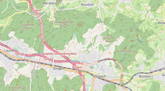 Eventlocations auf Karte