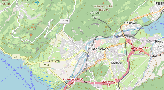 Eventlocations auf Karte