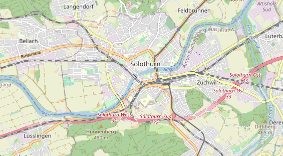 Eventlocations auf Karte