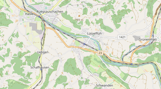 Eventlocations auf Karte