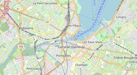 Eventlocations auf Karte