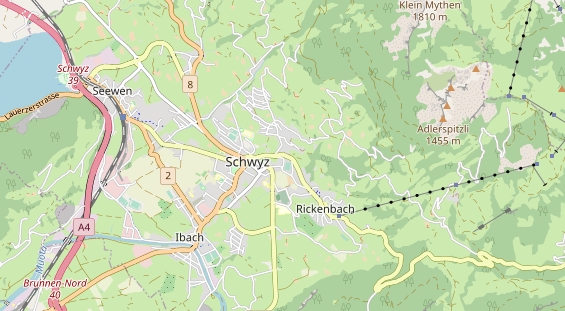 Eventlocations auf Karte