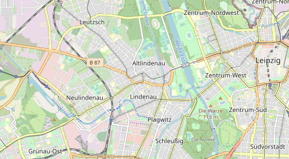 Eventlocations auf Karte