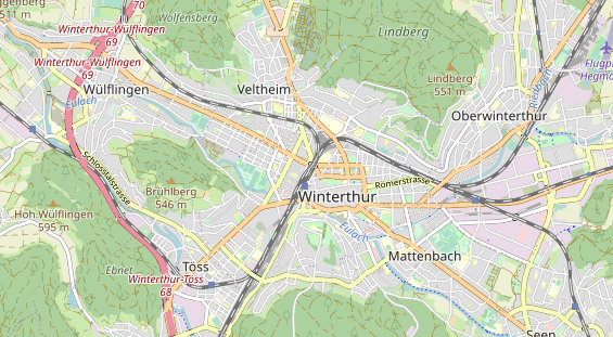 Eventlocations auf Karte
