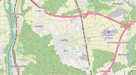 Eventlocations auf Karte