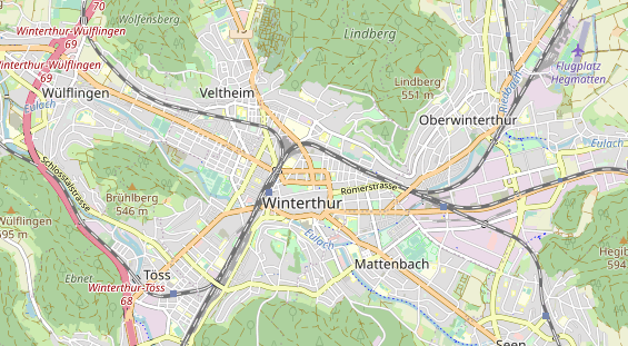 Eventlocations auf Karte