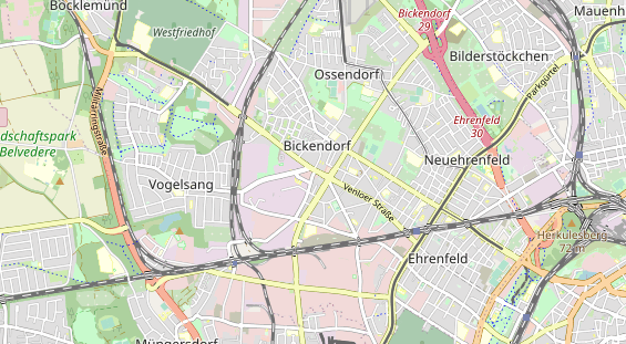 Eventlocations auf Karte