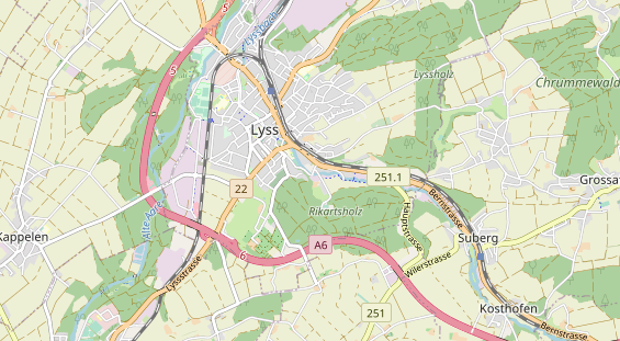 Eventlocations auf Karte