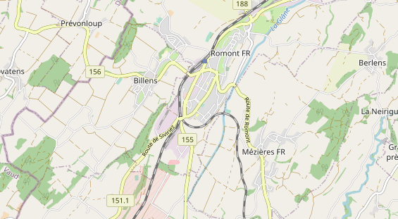 Eventlocations auf Karte