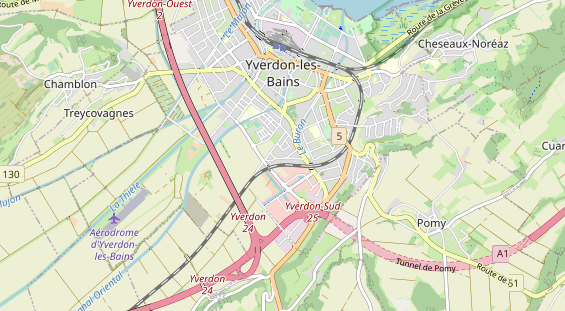 Eventlocations auf Karte