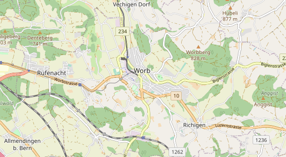 Eventlocations auf Karte