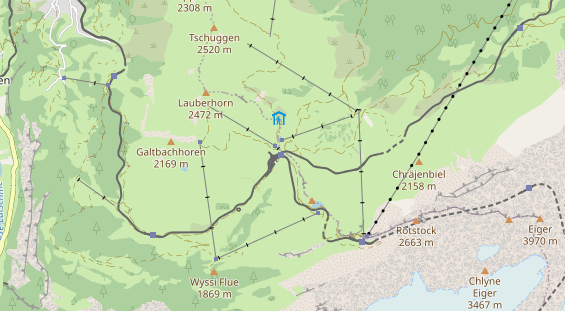 Eventlocations auf Karte