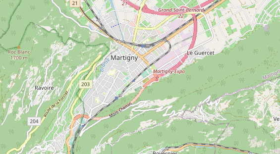Eventlocations auf Karte