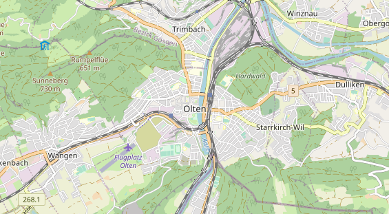 Eventlocations auf Karte
