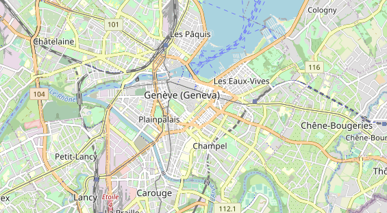 Eventlocations auf Karte