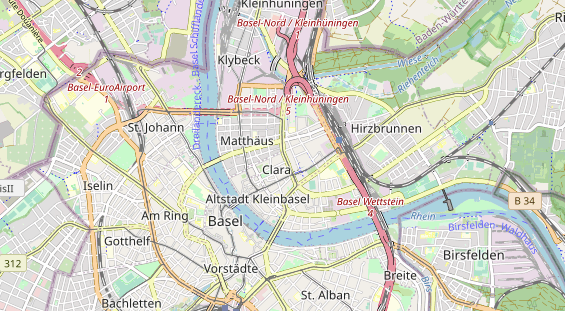 Eventlocations auf Karte