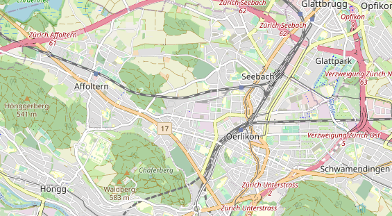 Eventlocations auf Karte